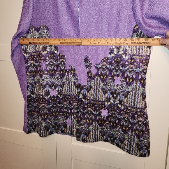 Berek Jacket Puzzle Magic Lavender Purple Textured Size XL - Picture 7 of 9